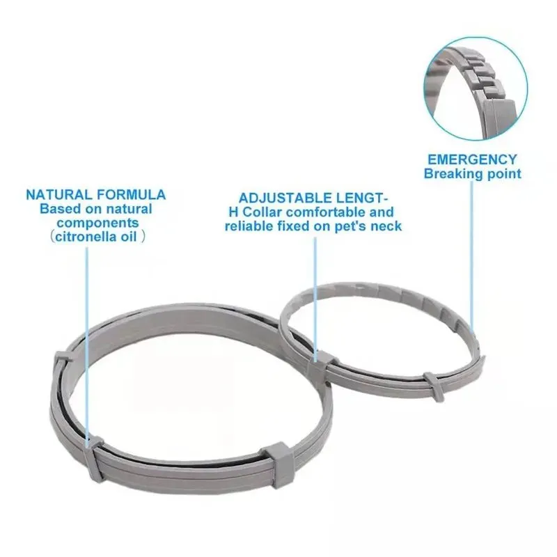 AnniePaw Dog Anti Flea Tick Collar 8 Month Adjustable Protection