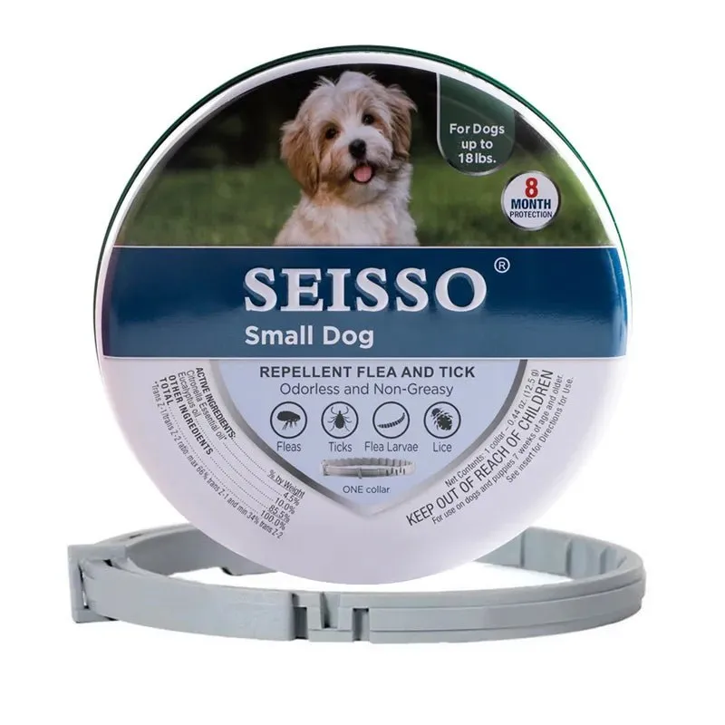 AnniePaw Dog Anti Flea Tick Collar 8 Month Adjustable Protection