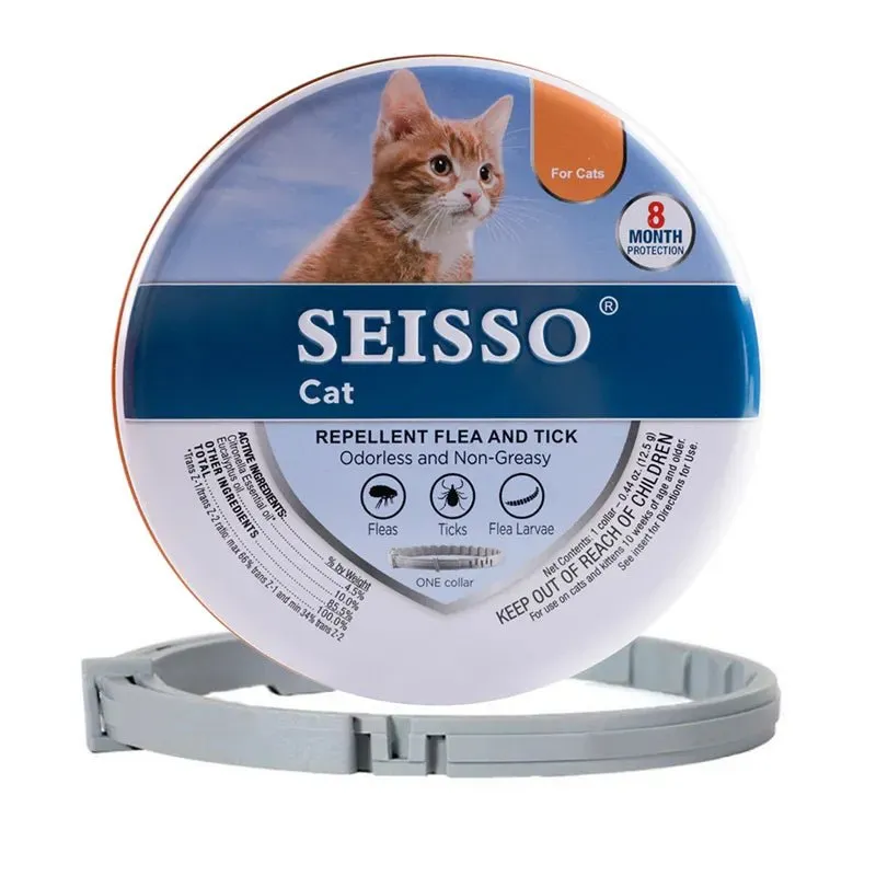 AnniePaw Dog Anti Flea Tick Collar 8 Month Adjustable Protection