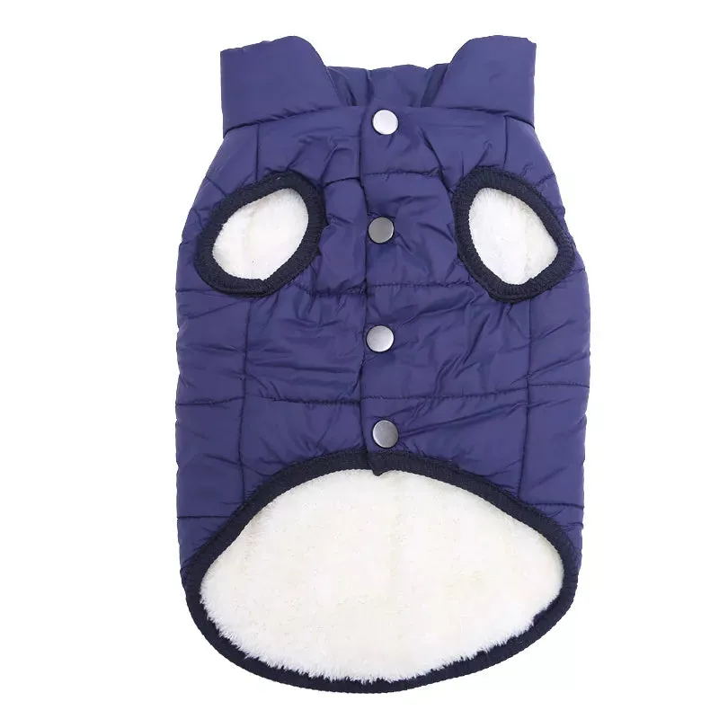Autumn and Winter Dog Clothes: Fleece Warm Vest Jacket for Small Dogs and Cats - Cozy Pet Outfits for Chihuahuas, French Bulldogs, Pugs, and More