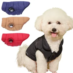 Autumn and Winter Dog Clothes: Fleece Warm Vest Jacket for Small Dogs and Cats - Cozy Pet Outfits for Chihuahuas, French Bulldogs, Pugs, and More