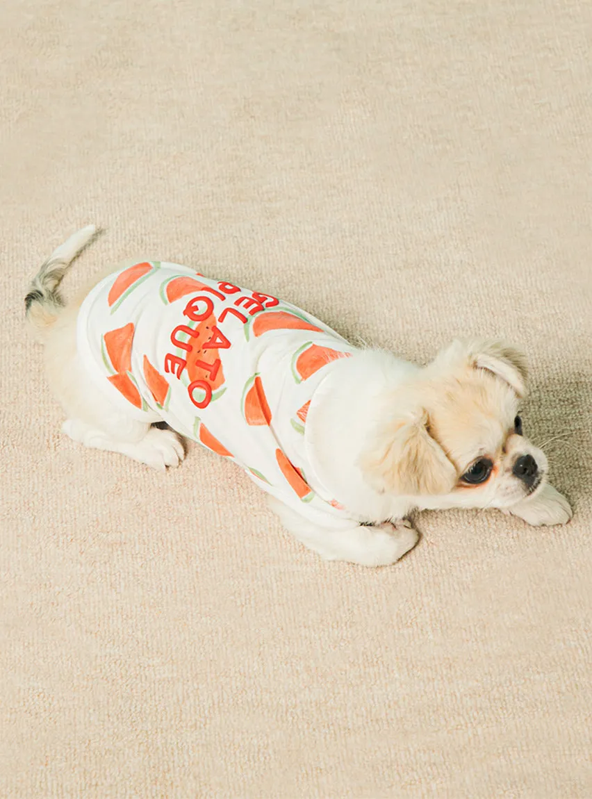 CAT&DOG Watermelon Motif COOL Pet Clothes