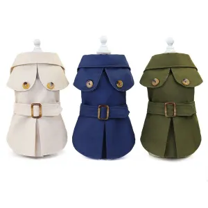 Classic Button-Up Dog Vest – Sophisticated Pet Jacket for a Stylish Look!