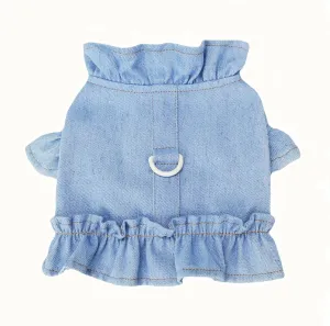 Denim Pet Top with D Ring Hook