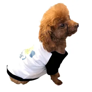 Dog Clothes - White & Black - Large