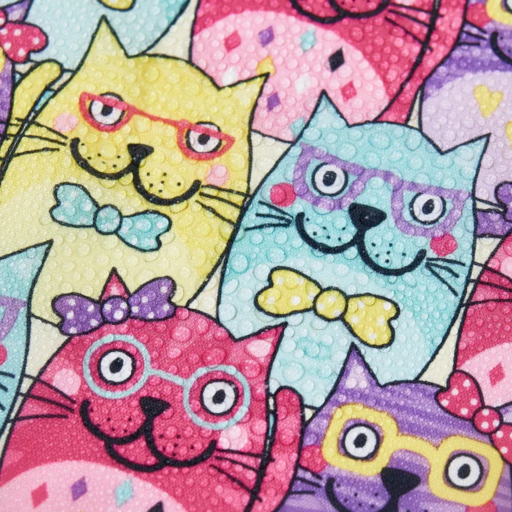 Eco Chic Multiple Glasses Cat Backpack