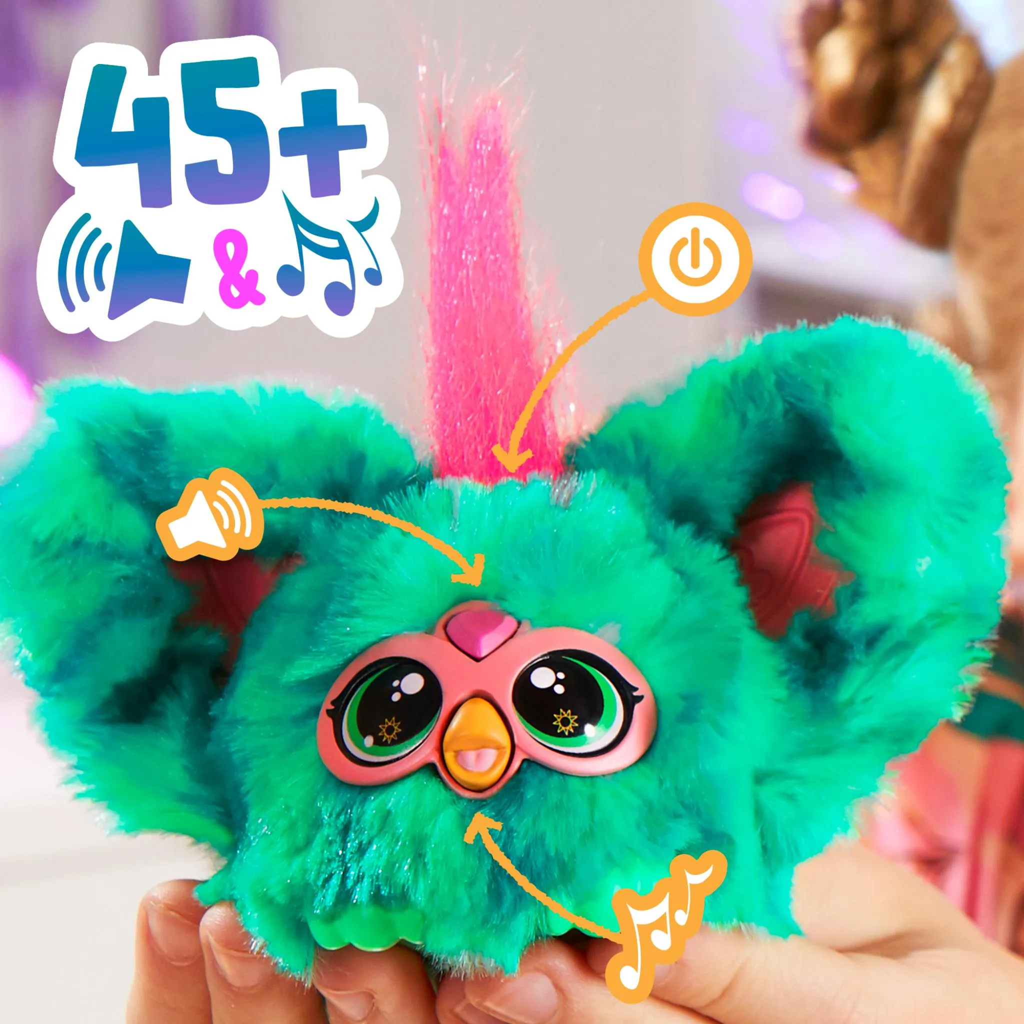 Furby Furblets Mello-Nee Summer Chill Mini Electronic Plush