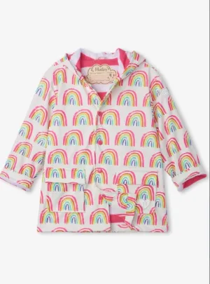 Hatley Pretty Rainbow Rain Coat: Sizes 2 to 12