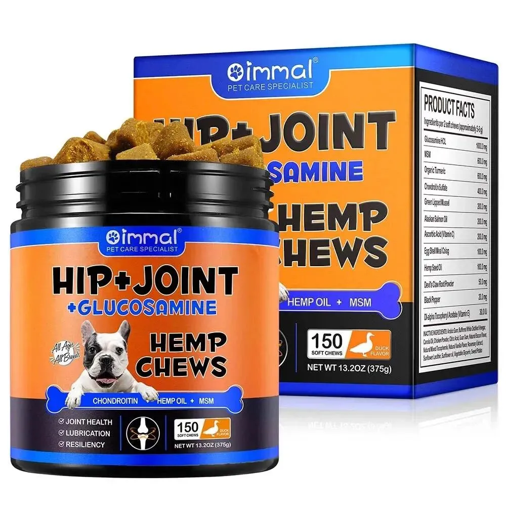 Hemp Hip Joint Glucosamine Chondroitin Dogs