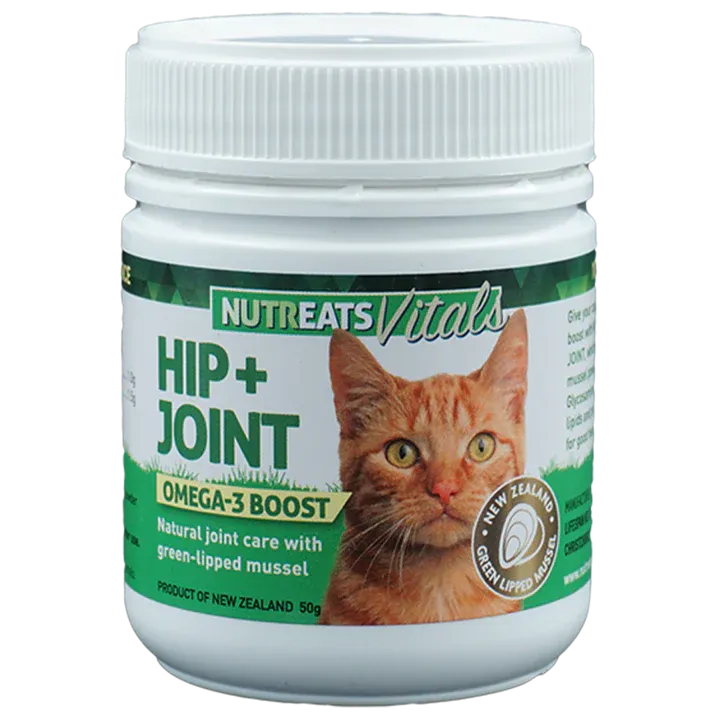 Hip & Joint Powder for Cats 50g - Mobility Support for Cats