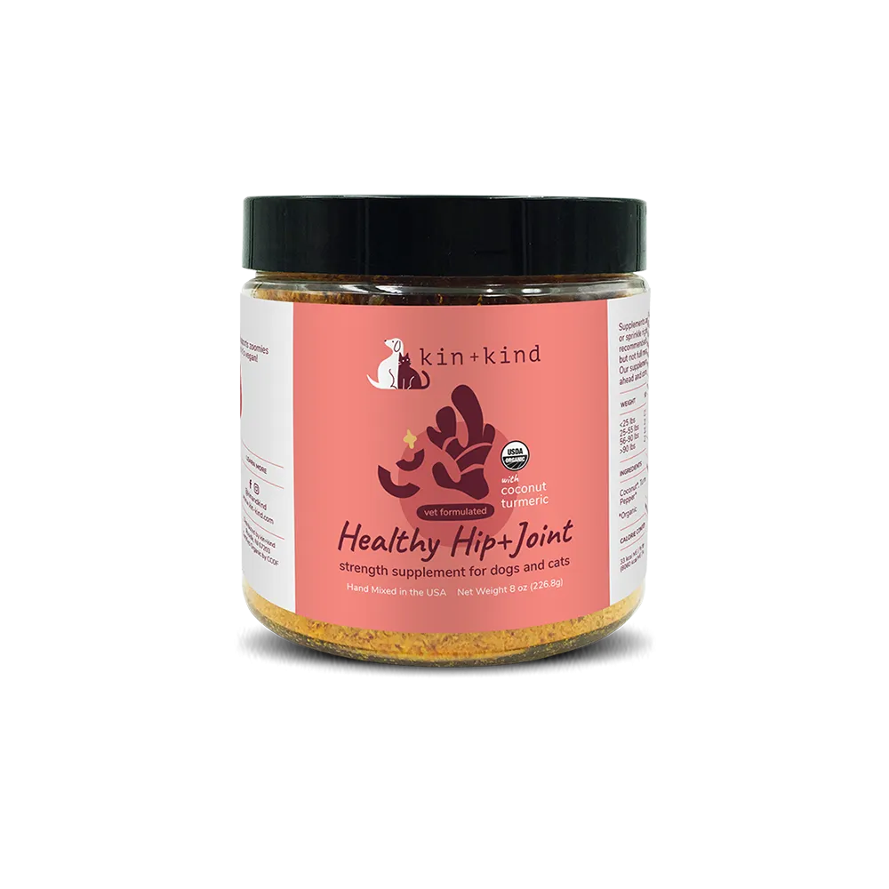 Kin   Kind Dog & Cat Supplement Healthy Hip   Joint 8oz