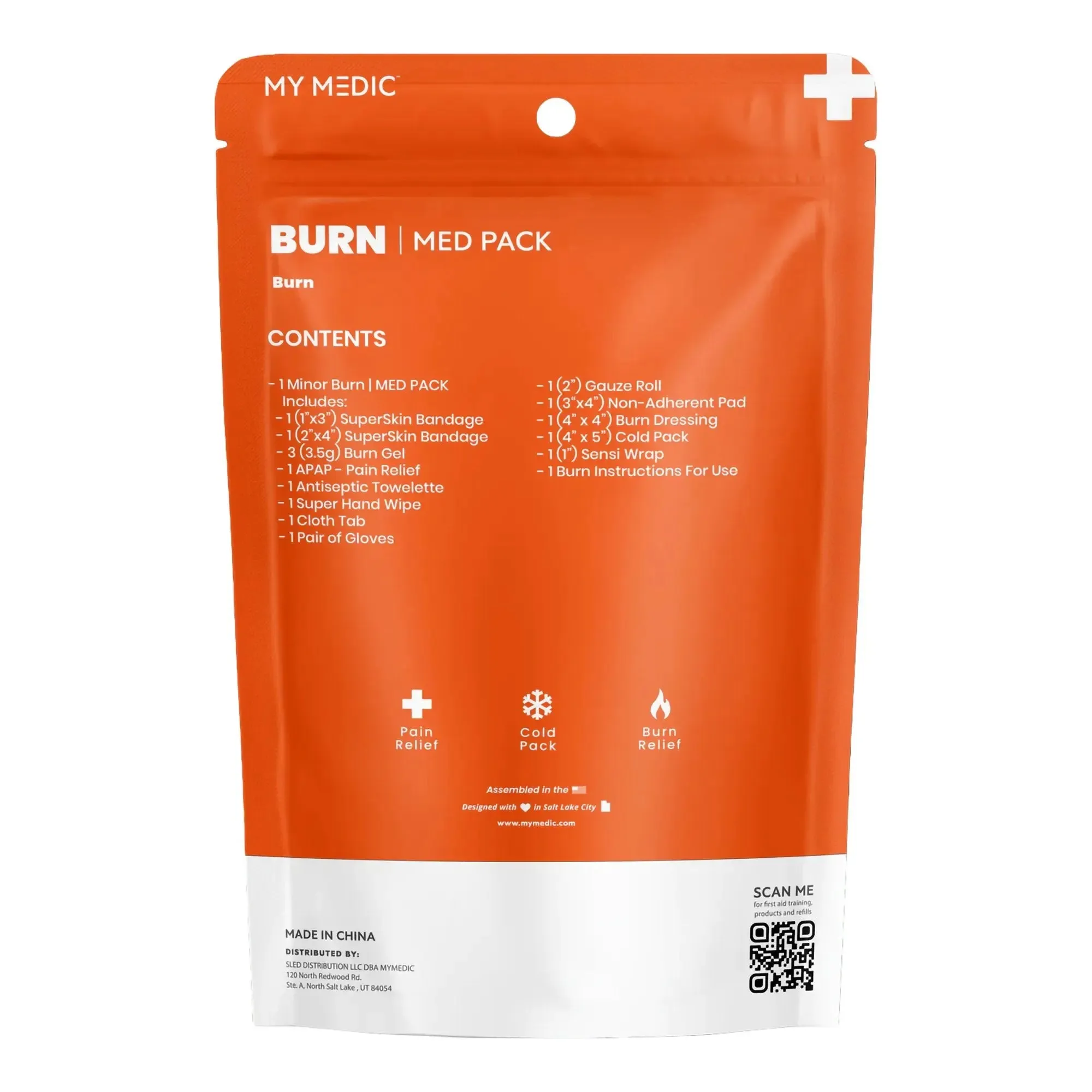 My Medic™ Burn Med Pack First Aid Medical Pack