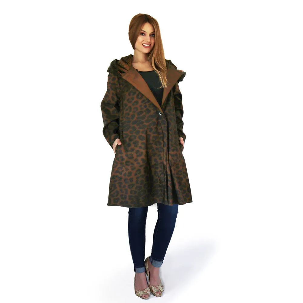 Mycra Pac Raincoat Short Donatella Leopard