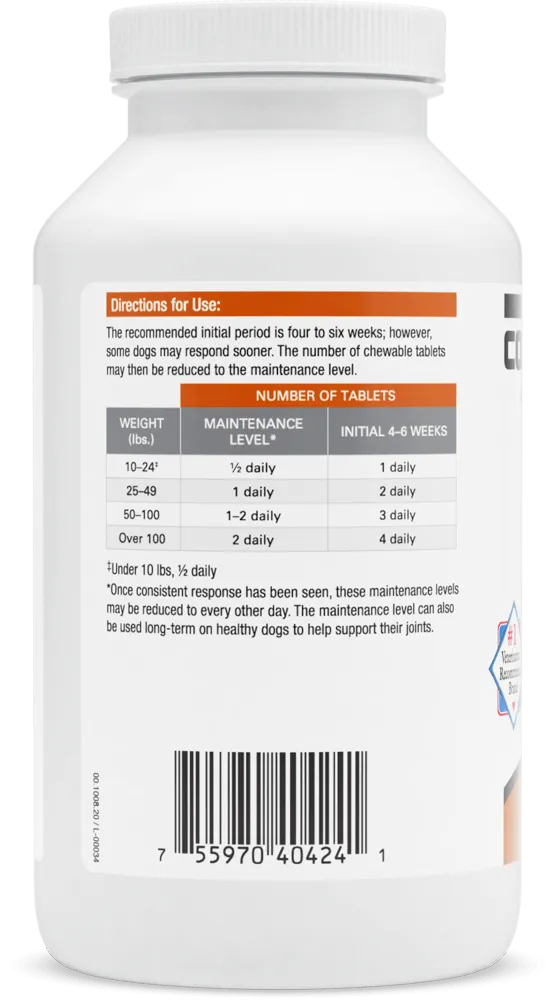 Nutramax Cosequin DS Joint Health Supplement for Dogs Glucosamine and Chondroitin