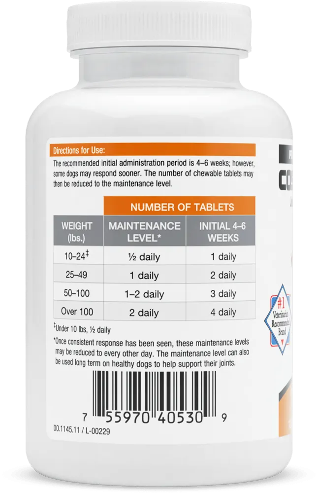 Nutramax Cosequin DS Joint Health Supplement for Dogs Glucosamine and Chondroitin