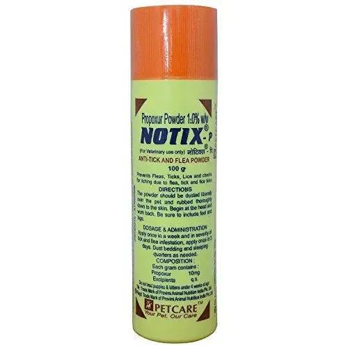 Pet Care Notix - P Antitick Flea Powder (100g)