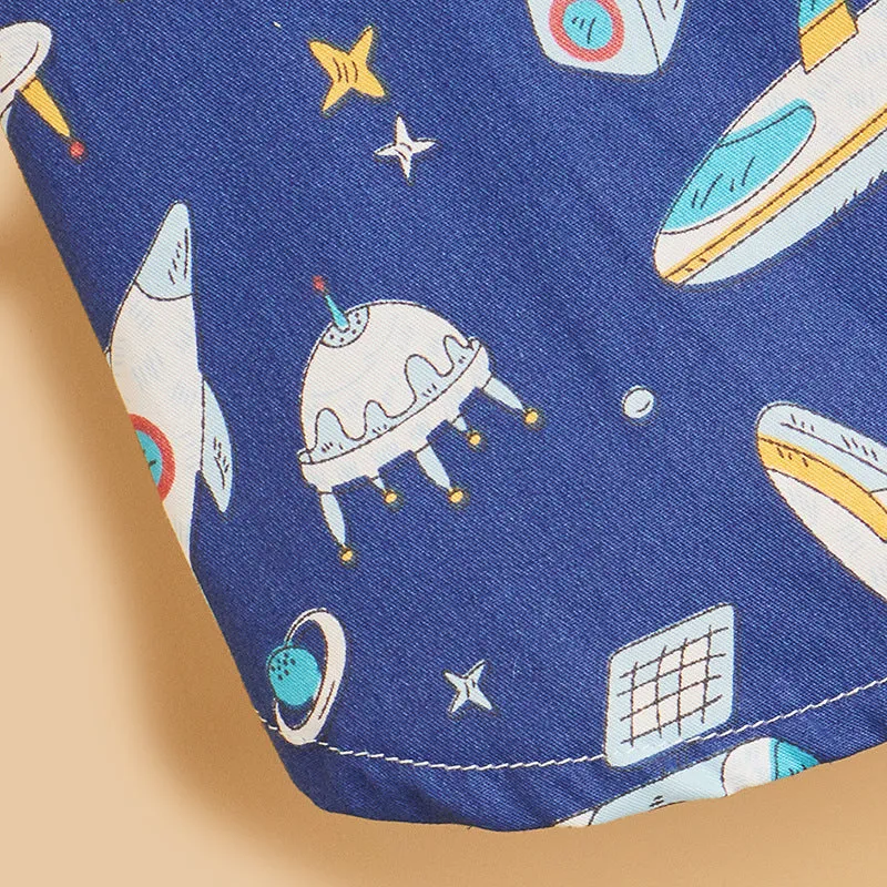 Pet Clothes Summer Cartoon Cute Universe Printed Dog Shirt Clothing