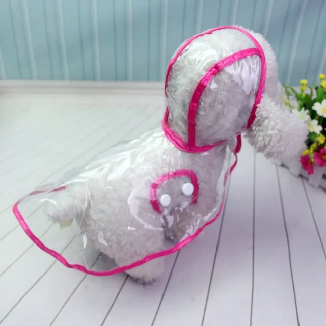 Pet Waterproof Transparent Raincoats XS-XL