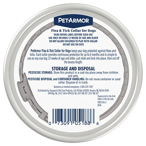PetArmor® Flea & Tick Collar for Dogs