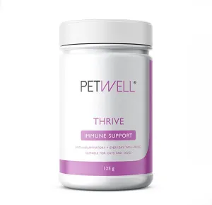 Petwell Thrive Dog and Cat Supplement Immune Support 125g