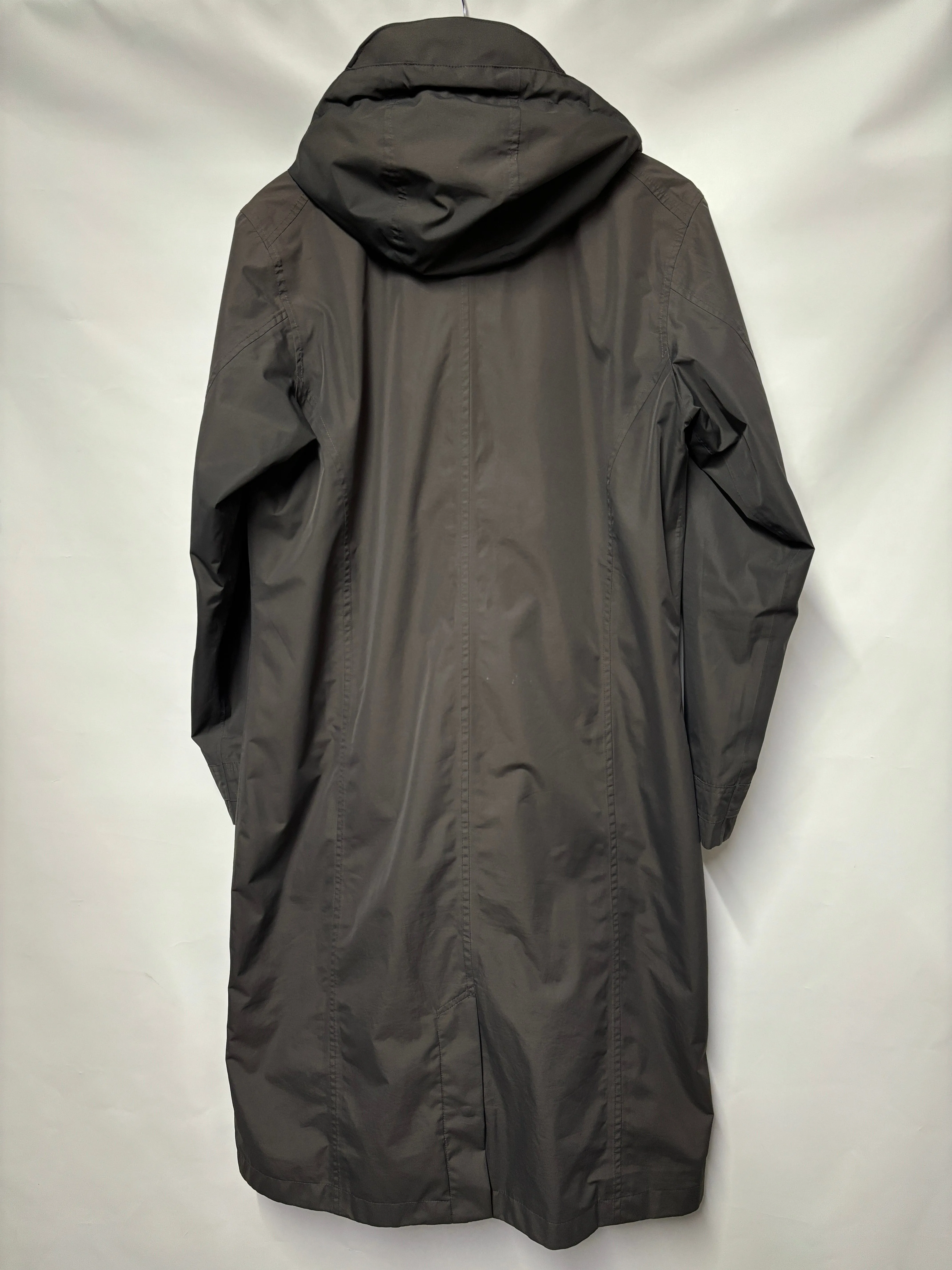 Rohan Grey Long Raincoat Medium
