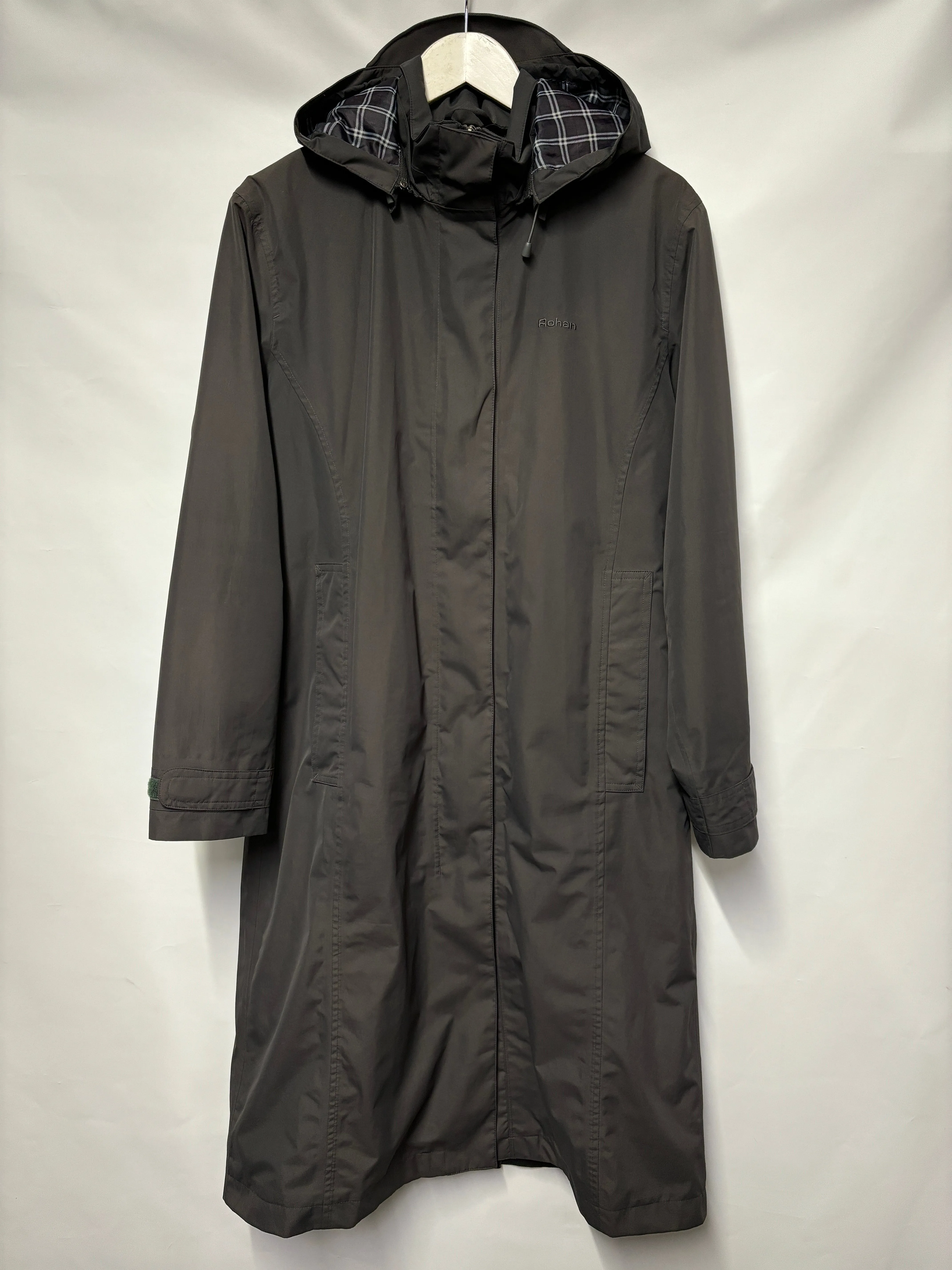 Rohan Grey Long Raincoat Medium