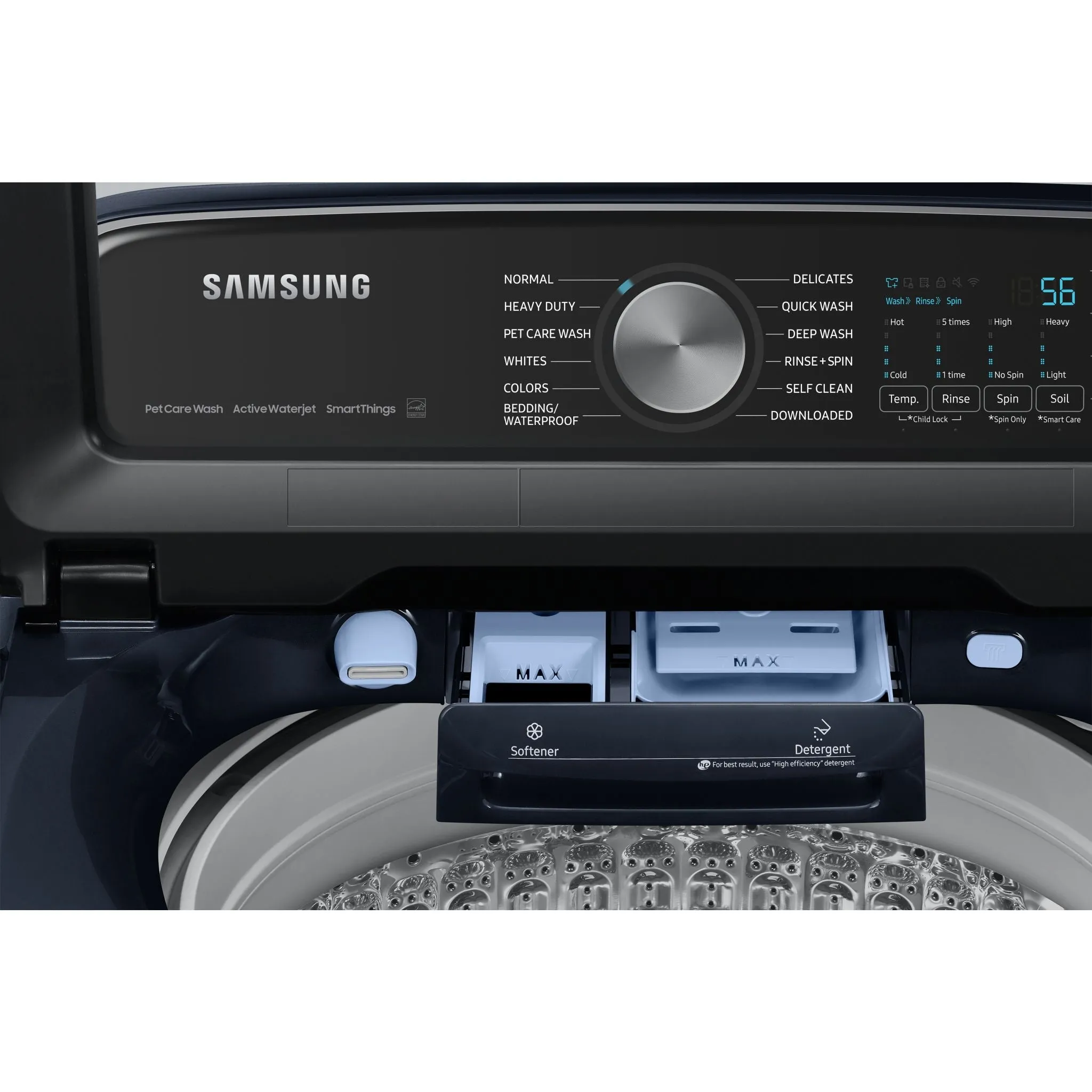 Samsung Top Load Washer (WA53CG7155ADA4) - Navy
