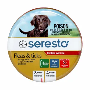 Seresto Flea & Tick Collar for Dogs over 8kg