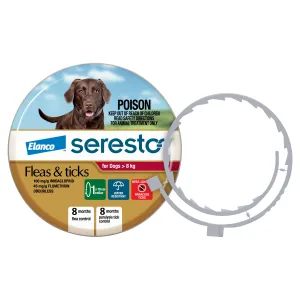 Seresto Flea and Tick Collar for Dogs Over 8kg^^^