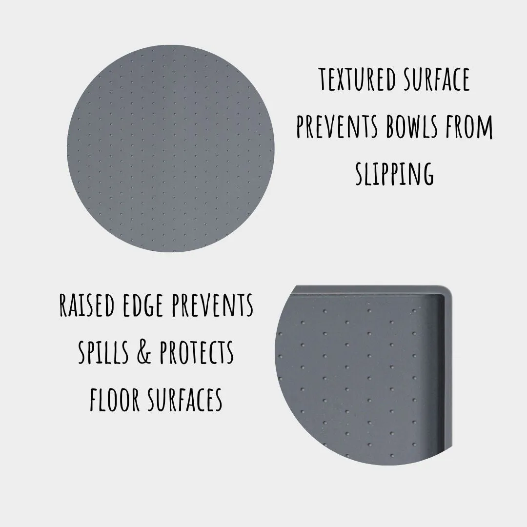 SILICONE MESS FREE WHITE PLACEMAT