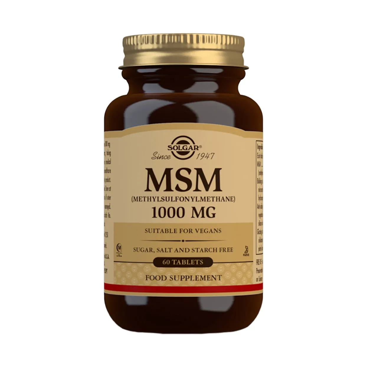 Solgar MSM 1000mg 60 Tablets