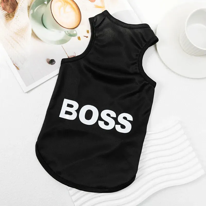 Thin Pet Clothes Summer Vest - Keep Your Small Dog, Cat, or Puppy Cool with Funny Print T-Shirts - Affordable Dog Clothes for Chihuahua and Other Small Breeds - Breathable and Fashionable Pet Costumes