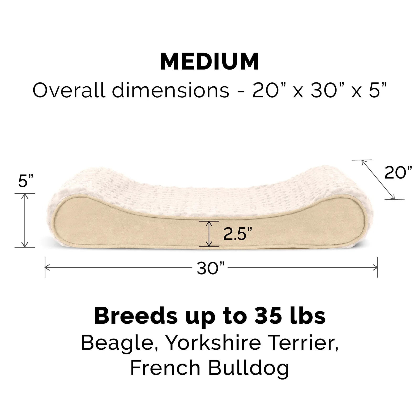 Ultra Plush Luxe Lounger Pet Bed
