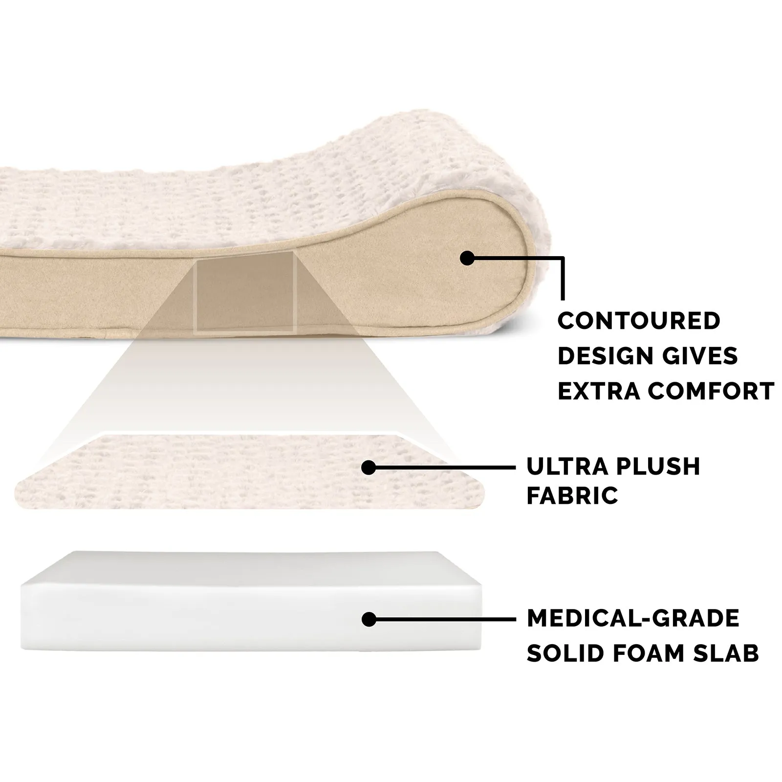 Ultra Plush Luxe Lounger Pet Bed