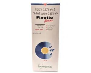 Vetoquinol  Fixotic Advance Anti-Tick and Flea Spray (100 ml)