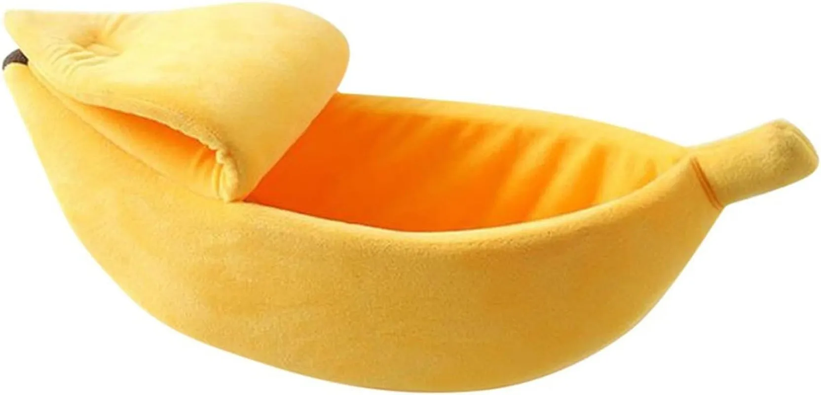 Warming Creative Banana Shape Pet House Bed