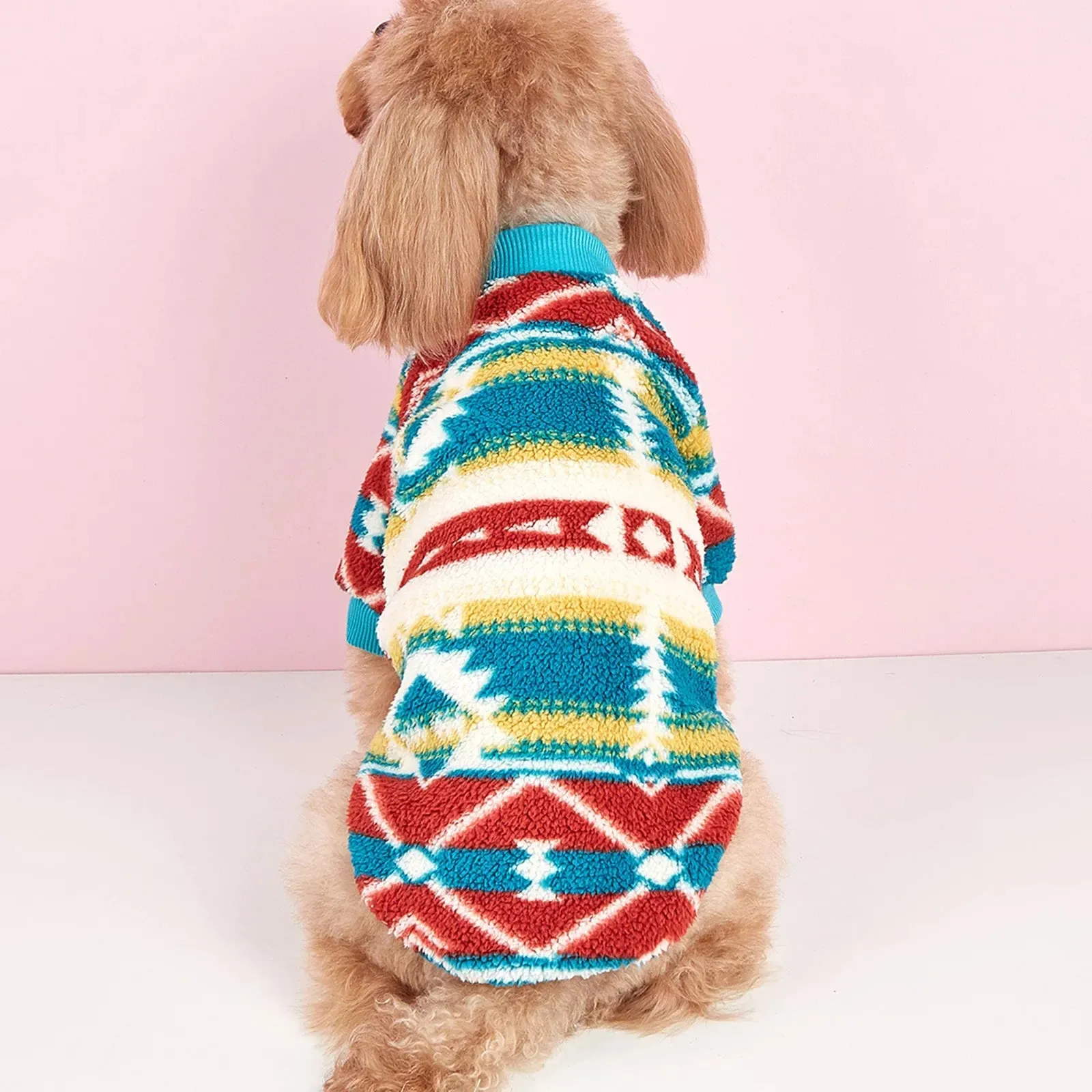 Winter Warm Fleece Pet Dog Clothes - Stylish and Cozy Sweatshirts for Small to Medium Dogs